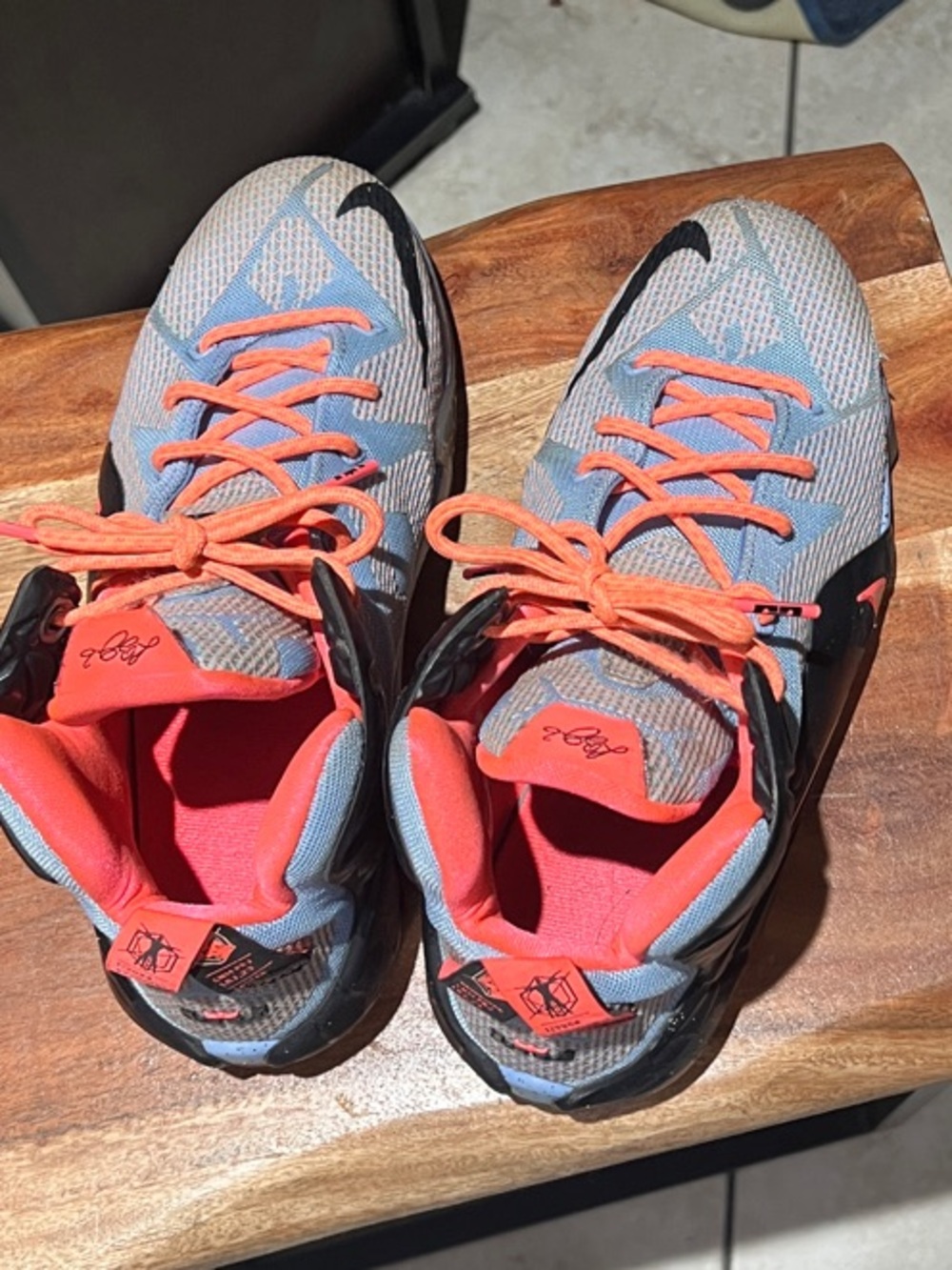 Nike Lebron 12 XII Easter Aluminum Sunset (Men’s women’s kids size 6.5) - Picture 5 of 5